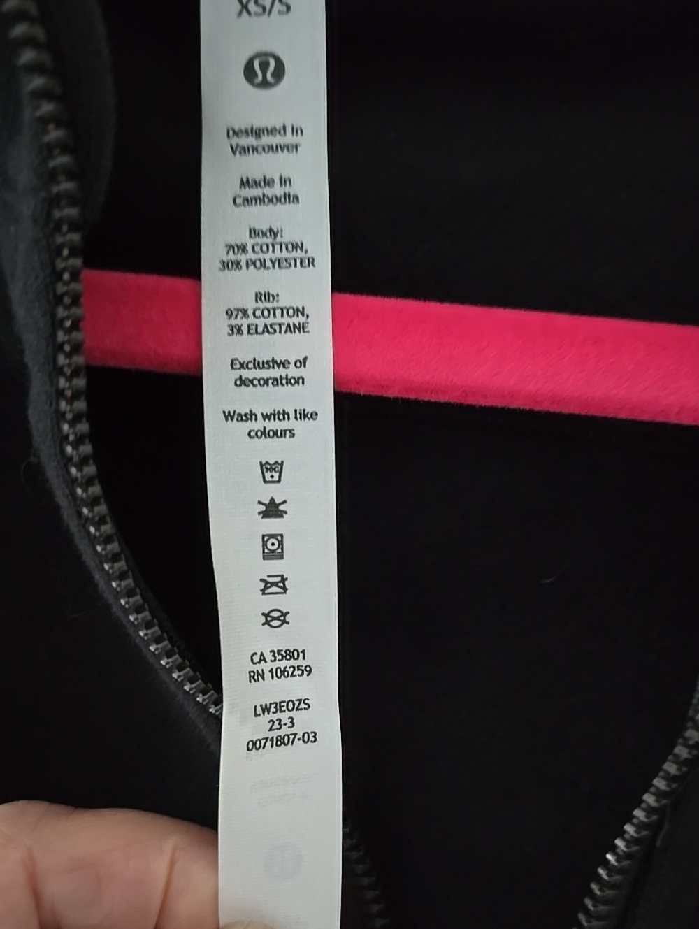 lululemon  Scuba Oversized Full Zip. Size XS - Picture 5 of 7